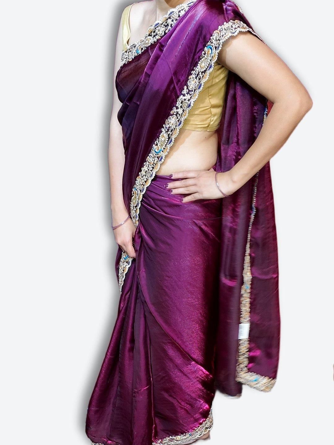 Bordeaux Regal Heritage Luxe Saree