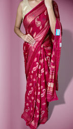 Fuchsia Regal Opulent Essence Saree