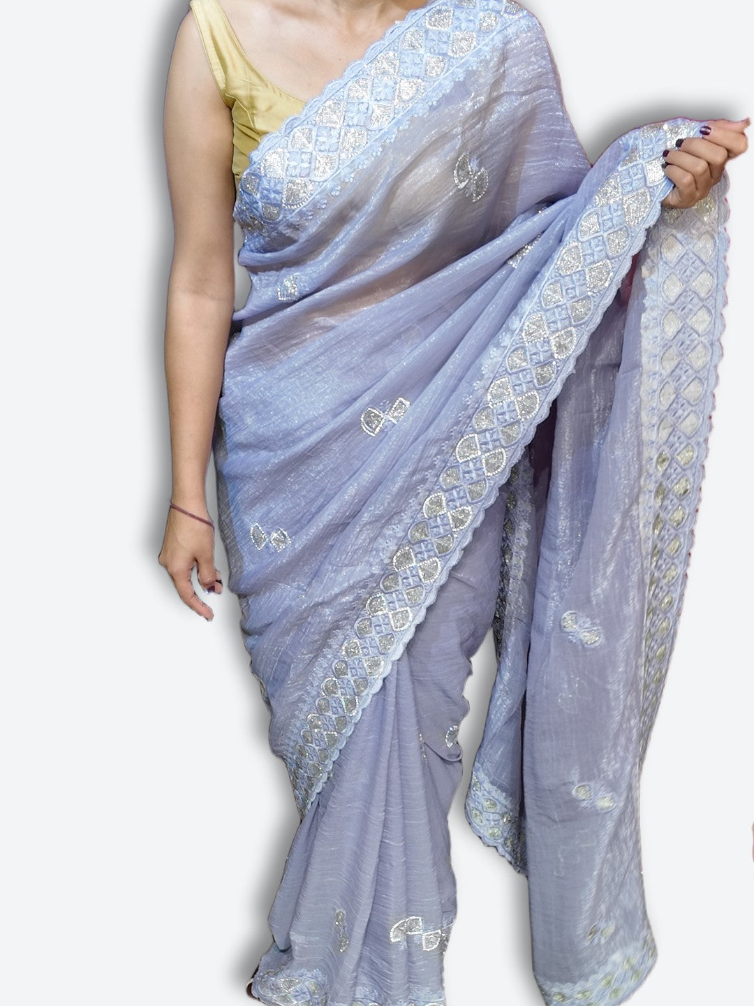 Azure Ethereal Regal Glamour Saree