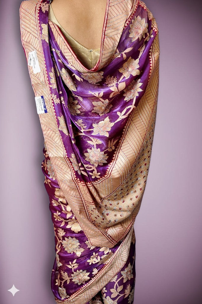 Fuchsia Regal Opulent Heritage Saree