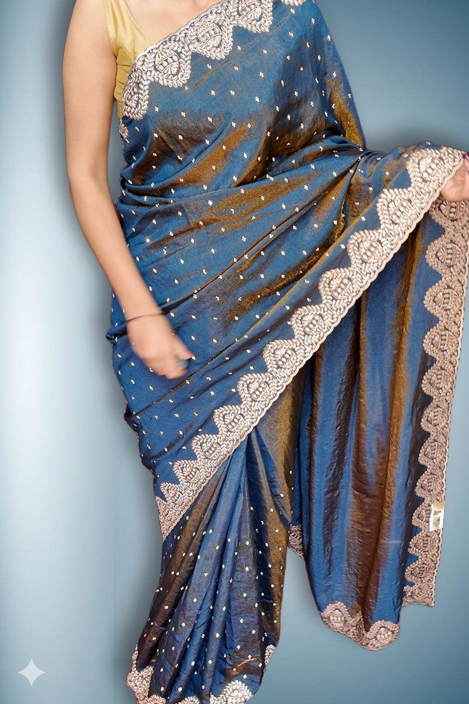 Sapphire Regal Opulent Elegance Saree