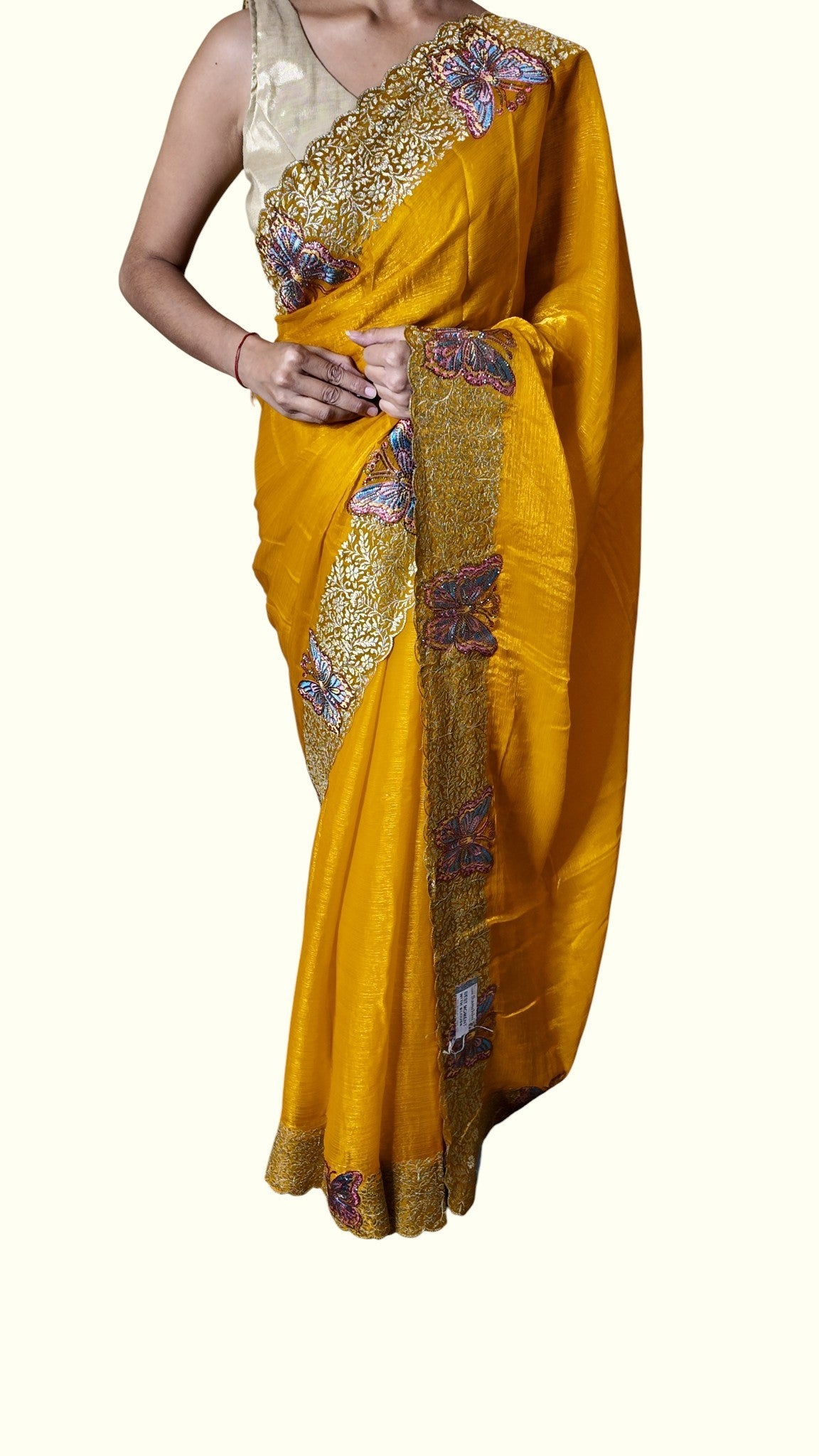 Saffron Regal Opulent Heritage Saree