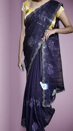 Amethyst Regal Opulent Elegance Saree