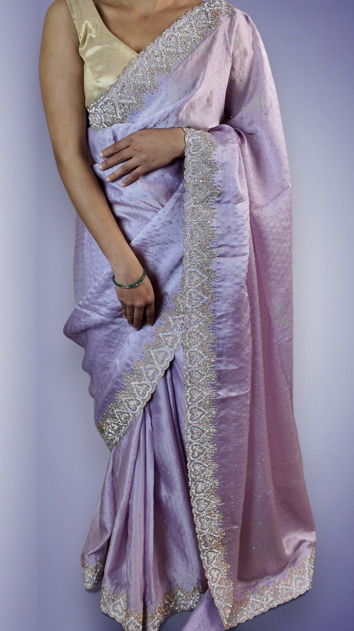 Sapphire Regal Opulent Mystique Saree
