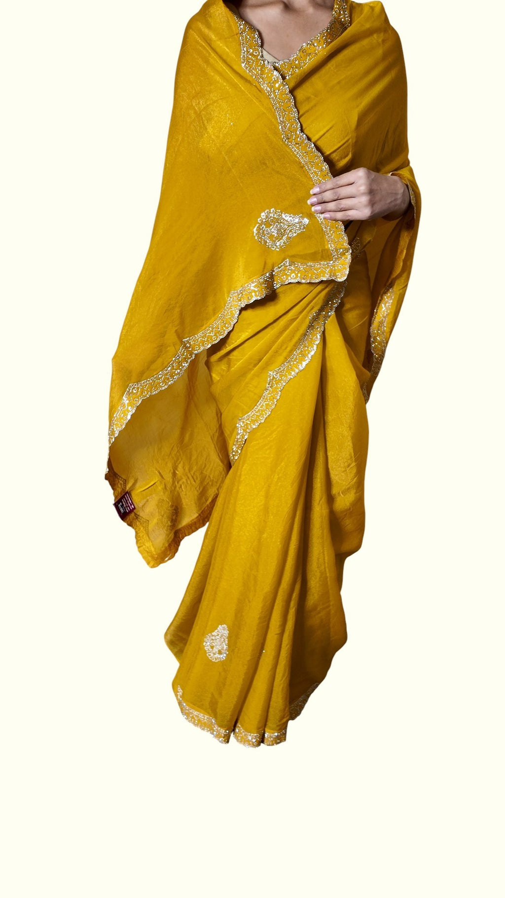 Saffron Regal Exquisite Elegance Saree
