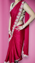 Fuchsia Regal Opulent Essence Saree
