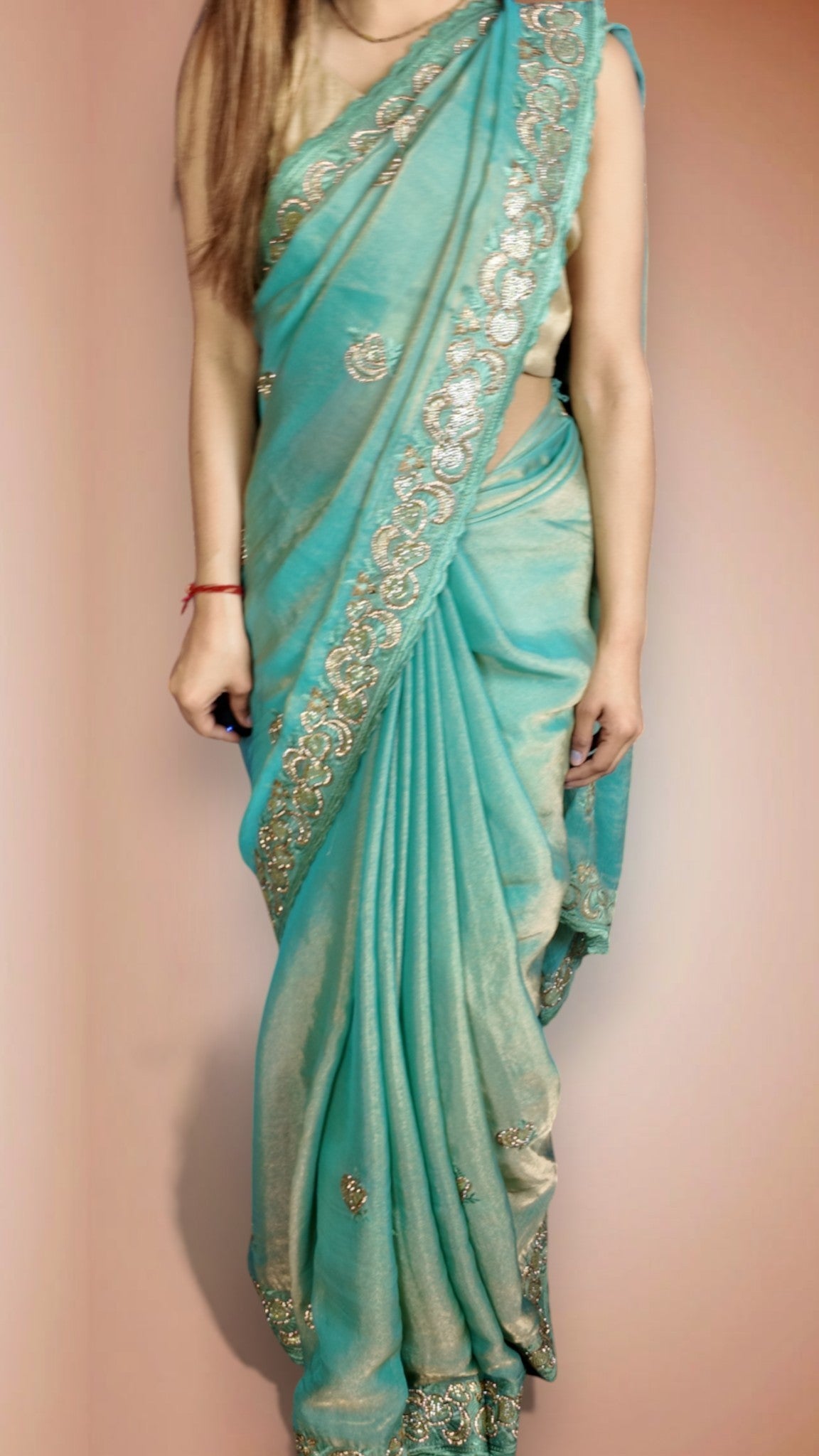 Jade Radiant Elegance Dream Saree