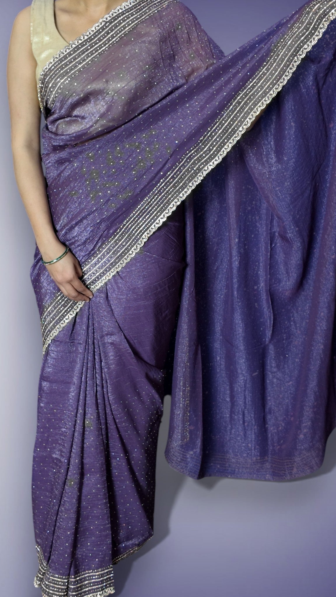 Amethyst Royal Opulent Mystique Saree