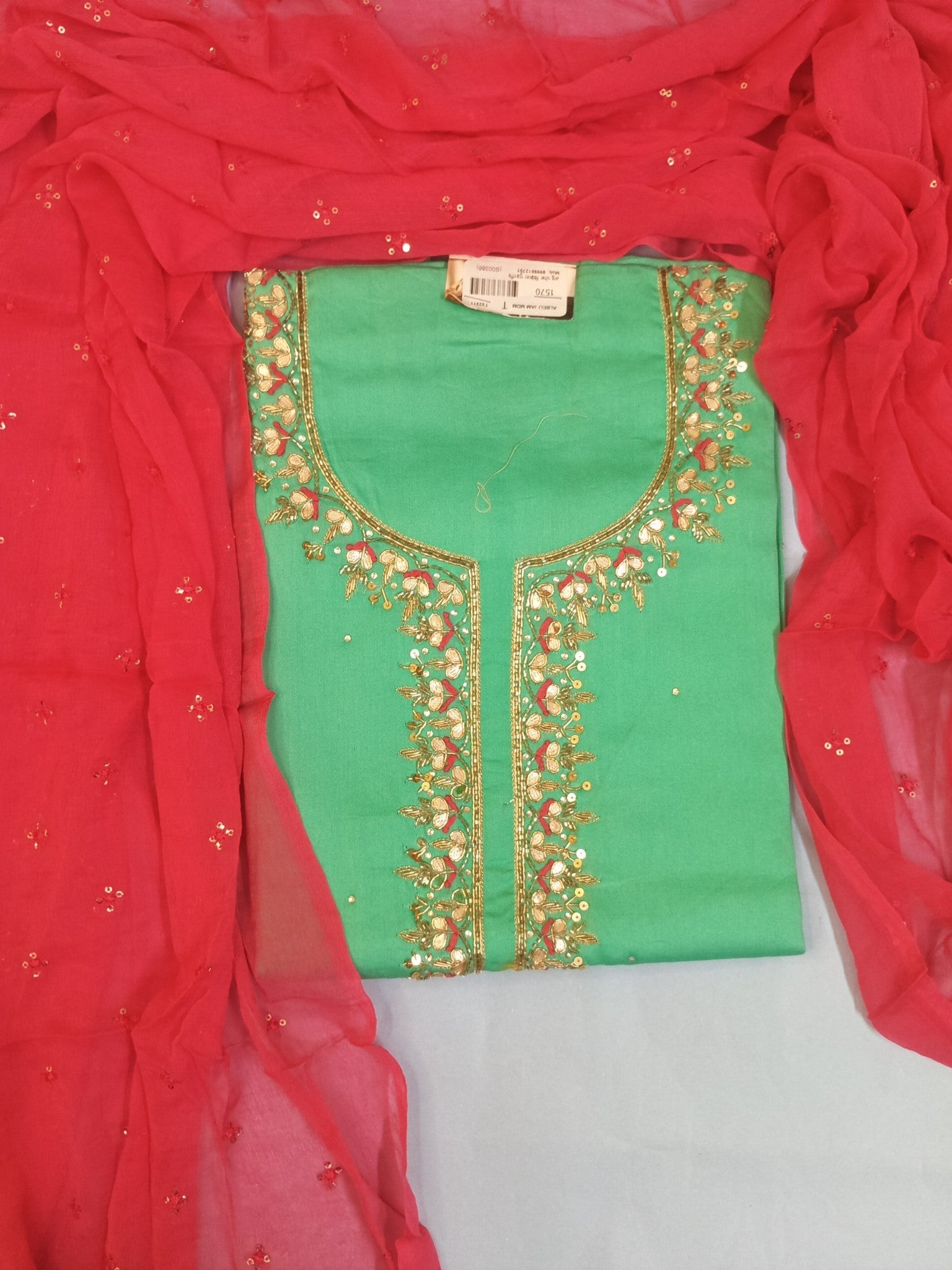 Emerald Regal Exquisite Festive Suit