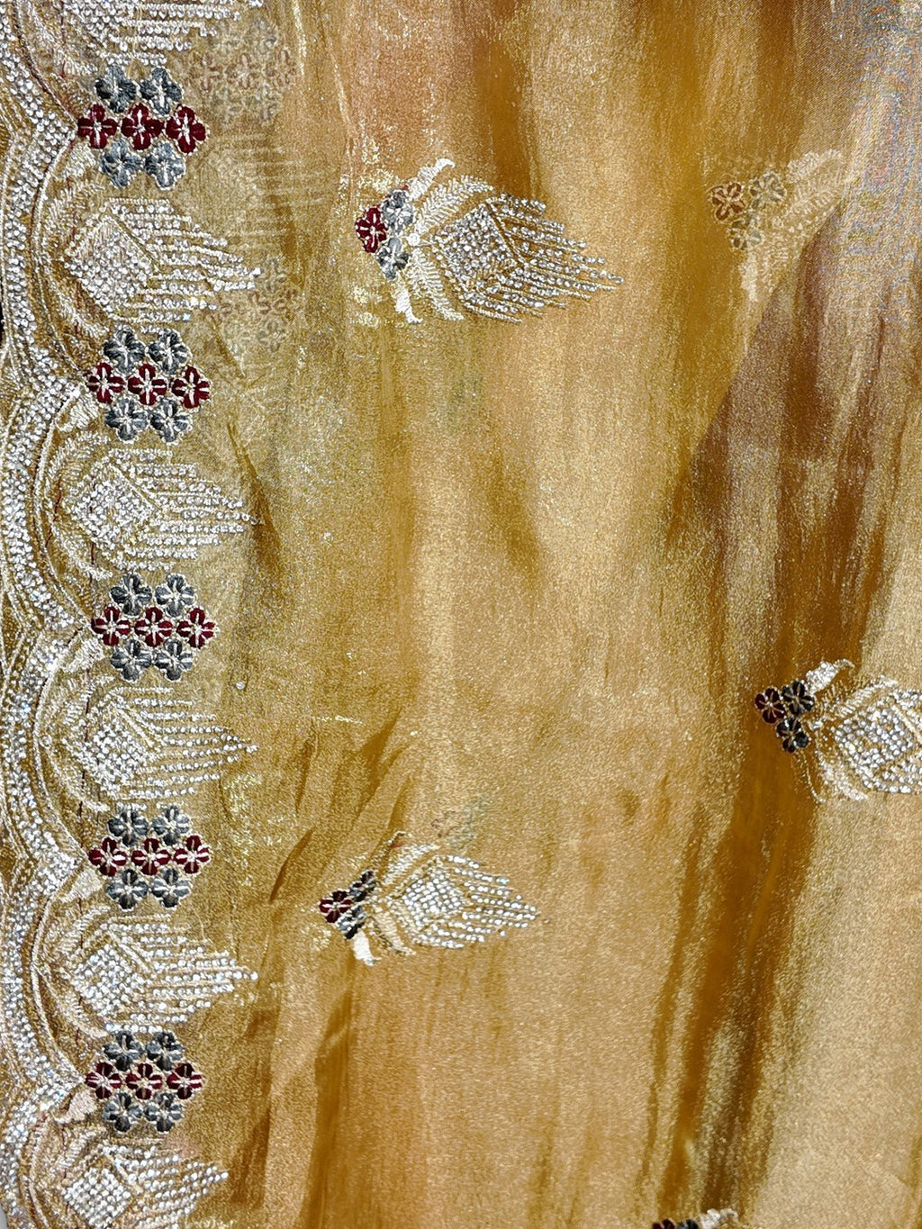 Champagne Regal Exquisite Heritage Saree