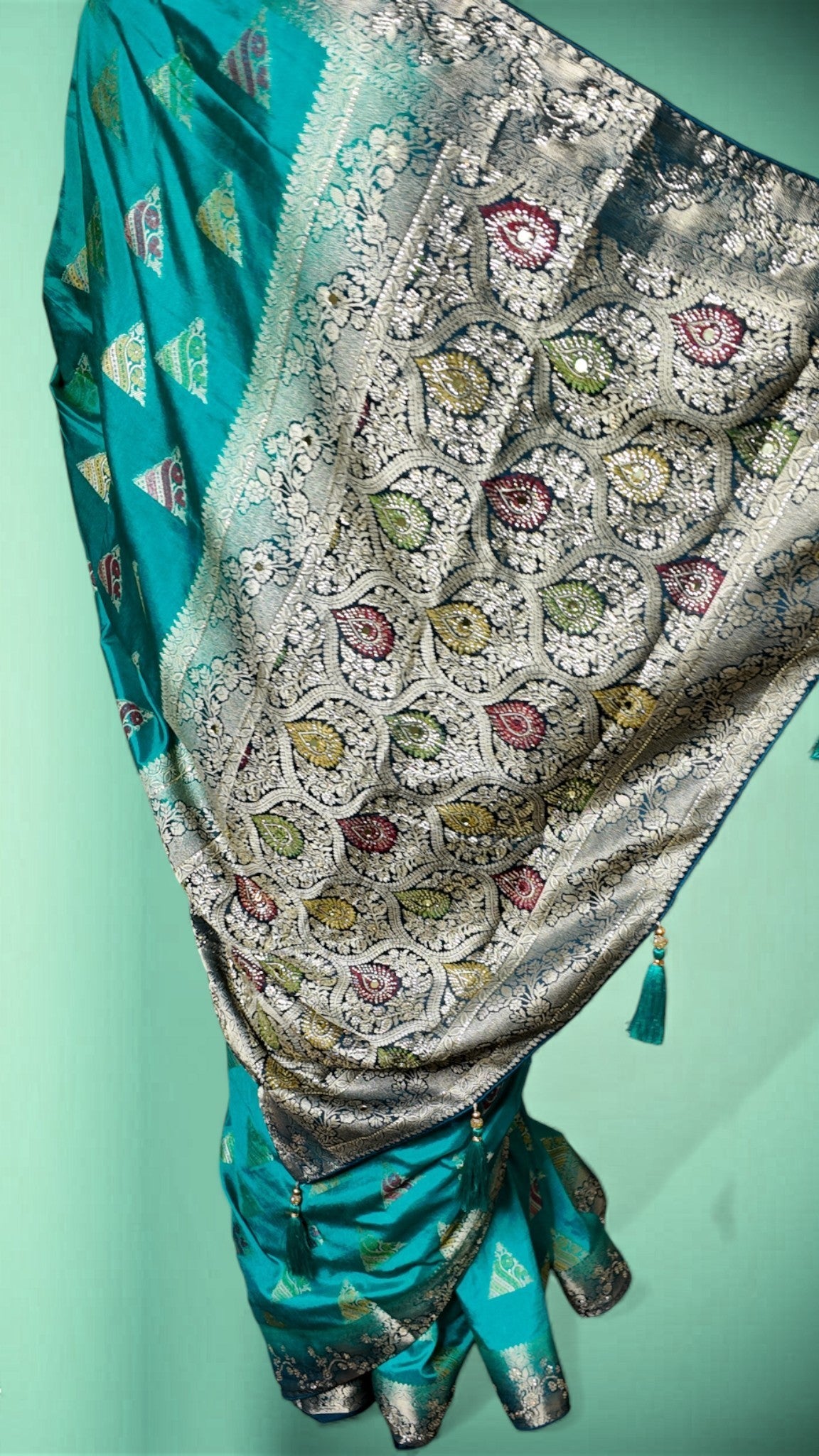 Emerald Regal Heritage Luxe Saree