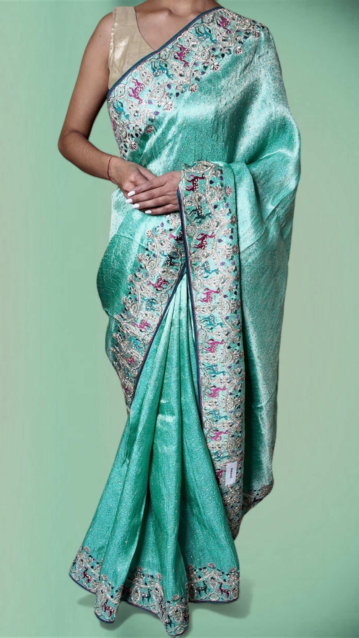 Jade Regal Exquisite Glamour Saree