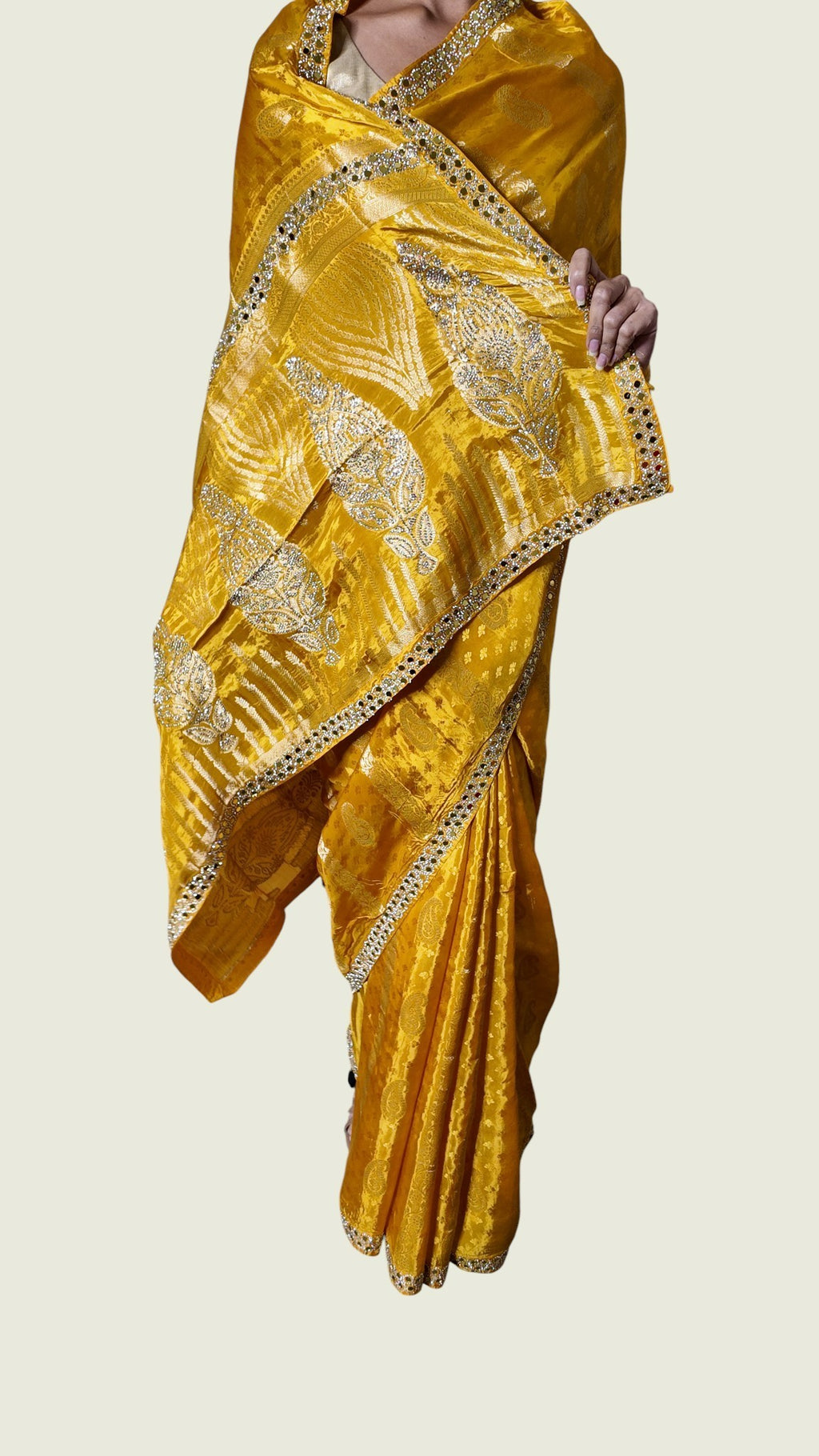 Saffron Regal Opulent Heritage Saree