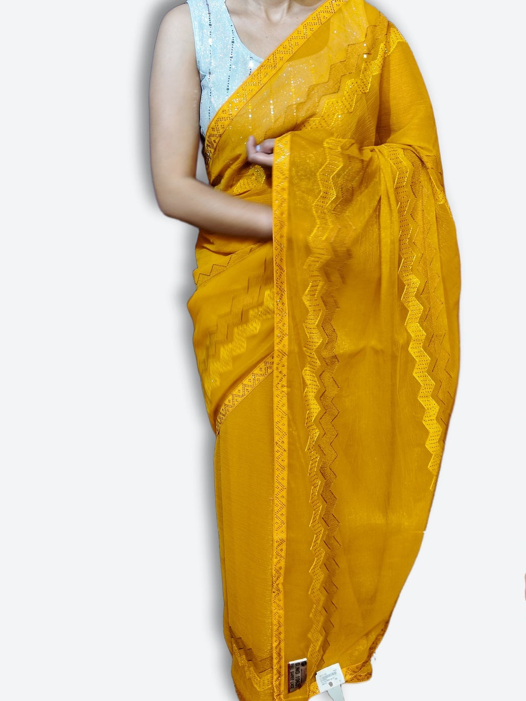 Saffron Regal Timeless Elegance Saree