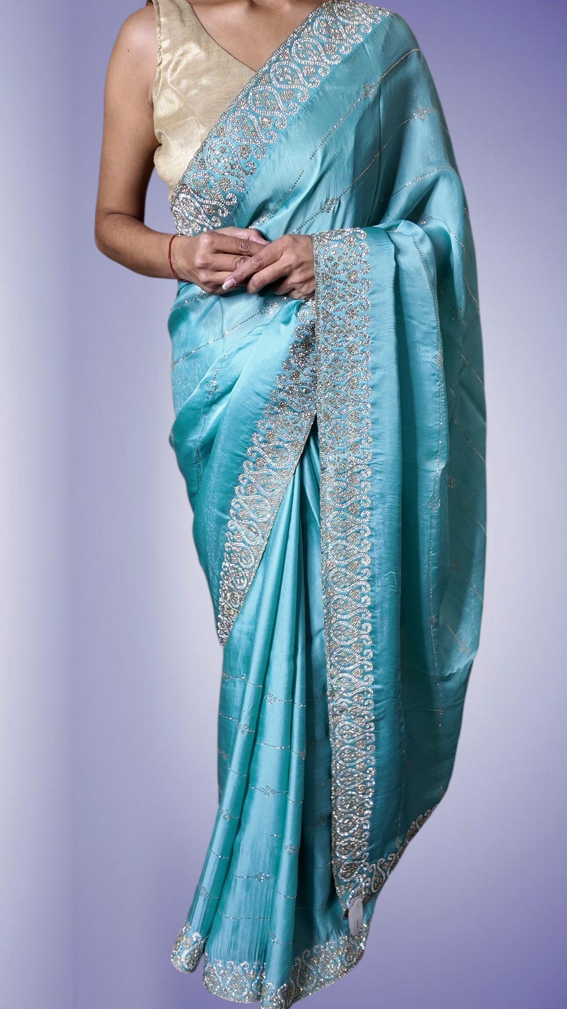 Azure Regal Radiant Majestic Saree