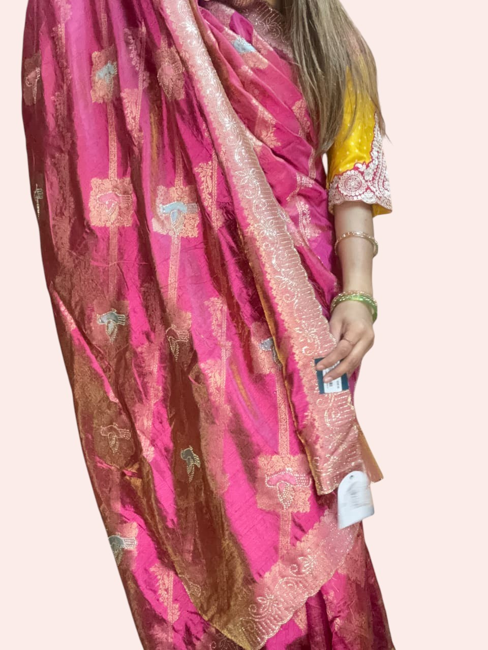 Fuchsia Regal Opulent Heritage Saree