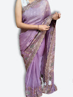 Amethyst Radiant Majestic Elegance Saree