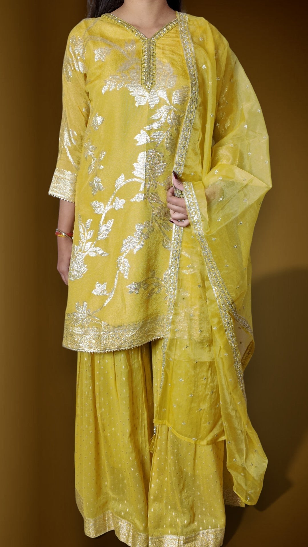 Saffron Regal Heritage Luxe Suit