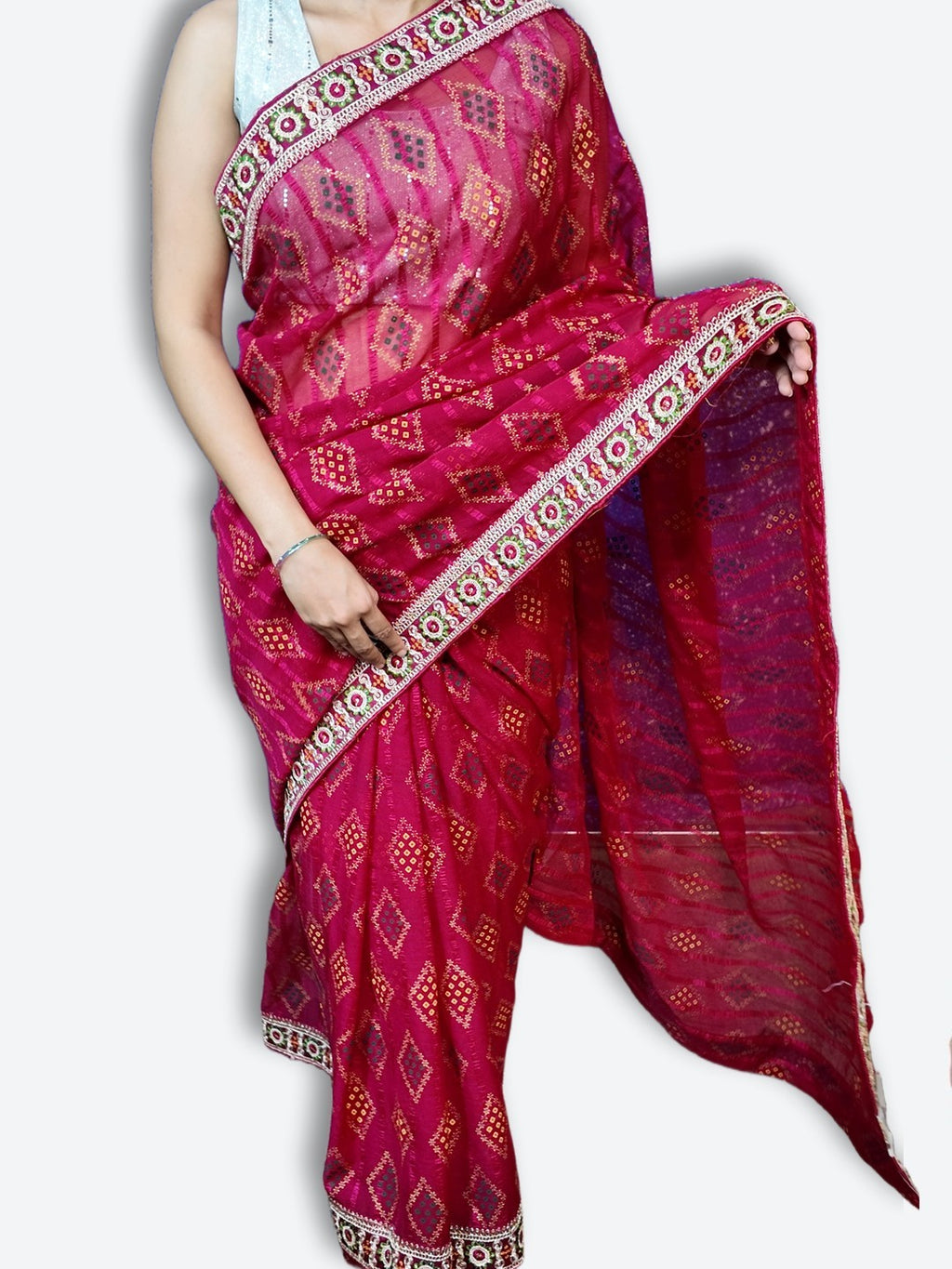 Fuchsia Regal Heritage Luxe Saree