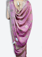 Saffron Regal Opulent Graceful Saree