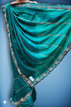 Emerald Regal Exquisite Bloom Saree