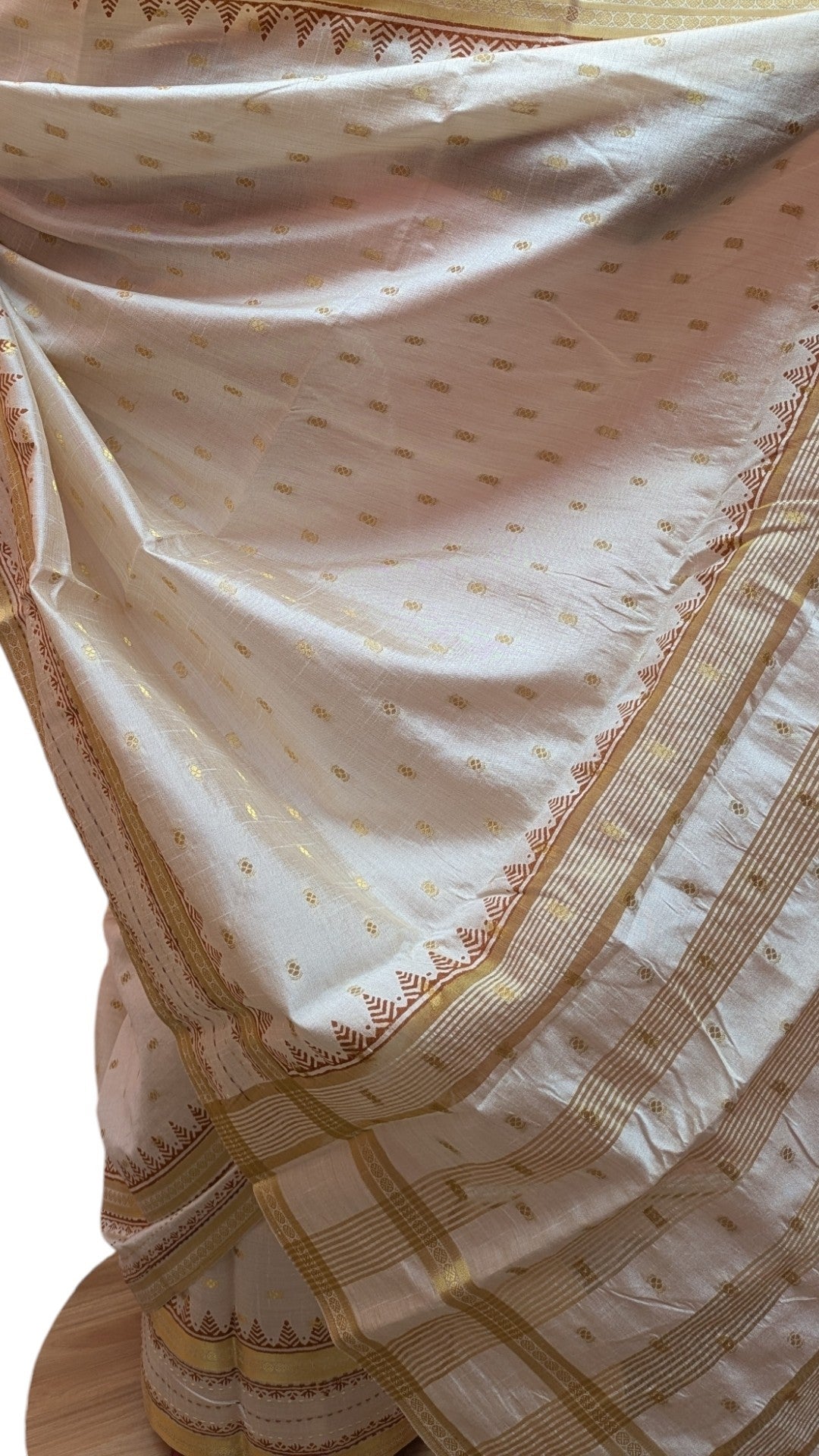Ivory Regal Heritage Luxe Saree