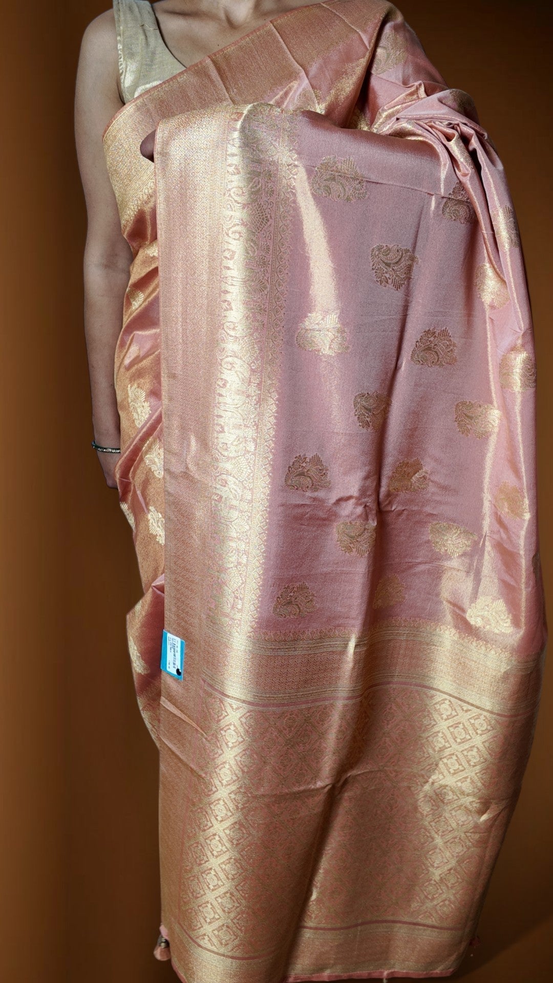 Peach Regal Heritage Luxe Saree