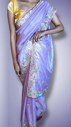 Orchid Radiant Graceful Couture Saree
