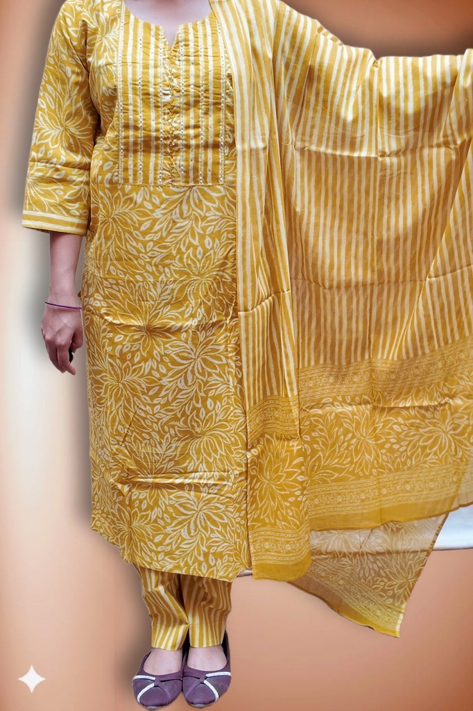 Saffron Regal Essence Couture Suit