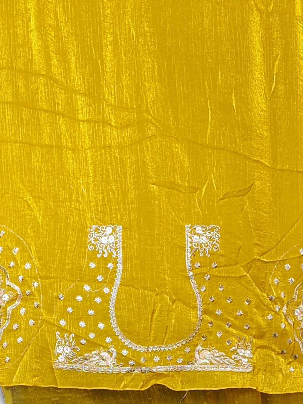 Saffron Majestic Couture Bloom Saree