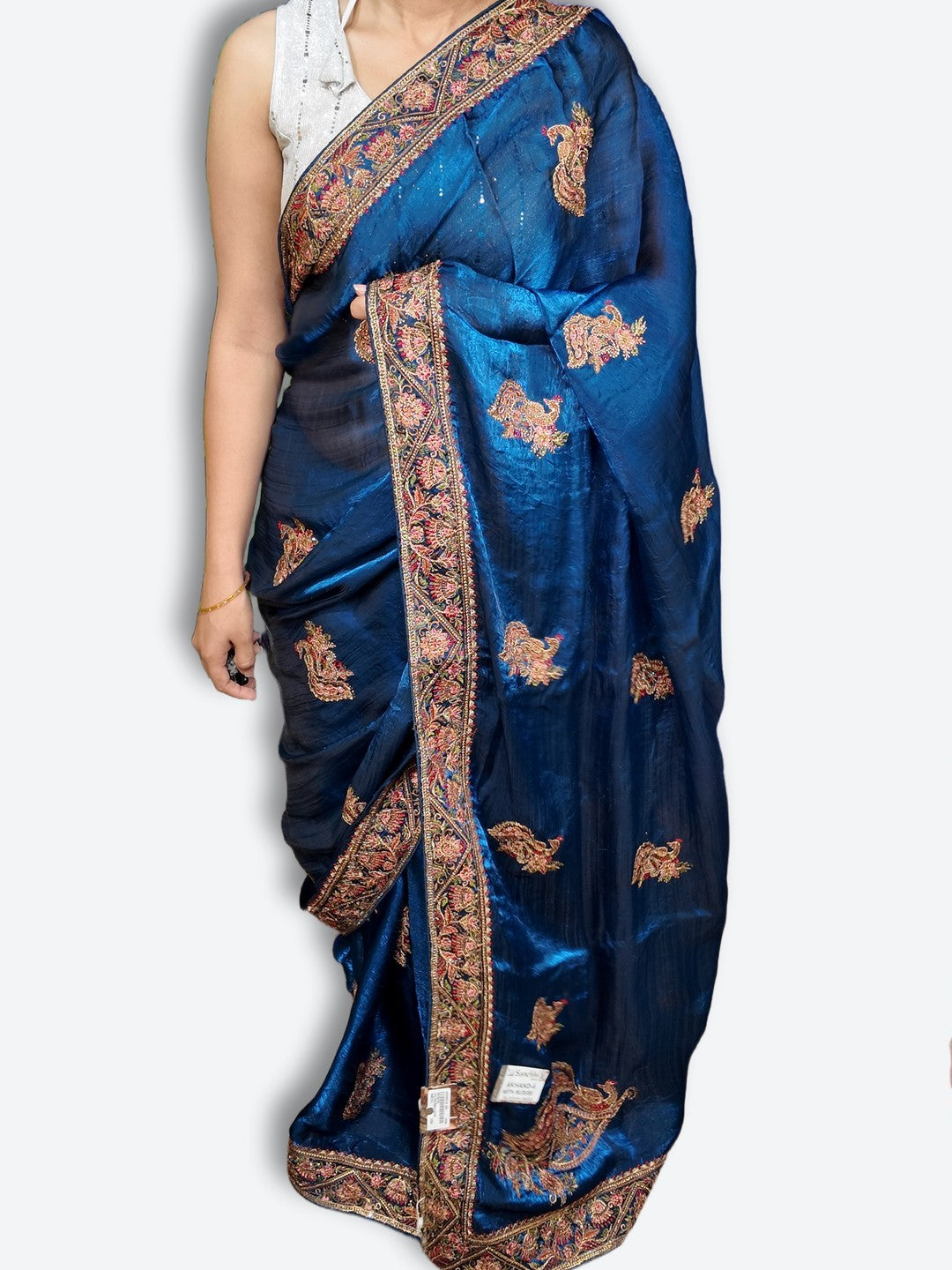 Crimson Regal Exquisite Heritage Saree
