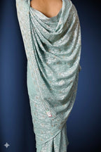 Mint Ethereal Opulent Elegance Saree