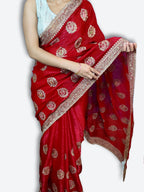 Crimson Regal Exquisite Heritage Saree