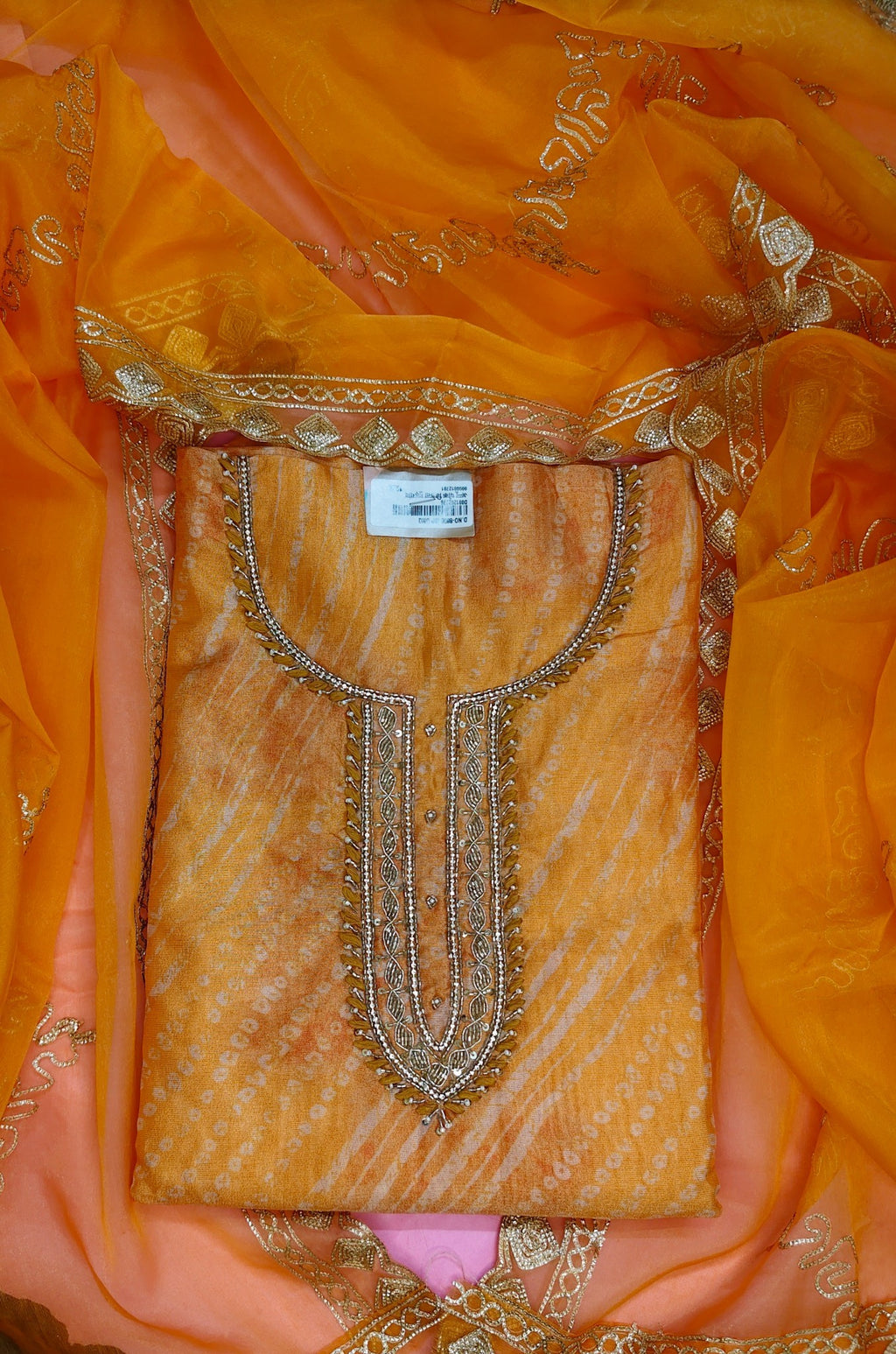 Saffron Regal Timeless Elegance Suit