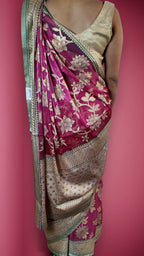 Fuchsia Regal Opulent Heritage Saree
