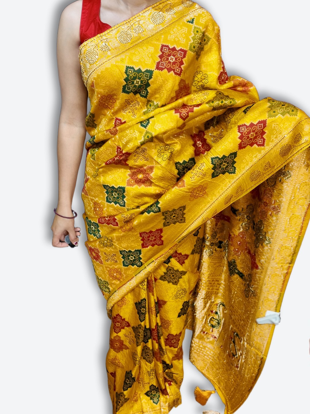 Saffron Regal Opulent Heritage Saree