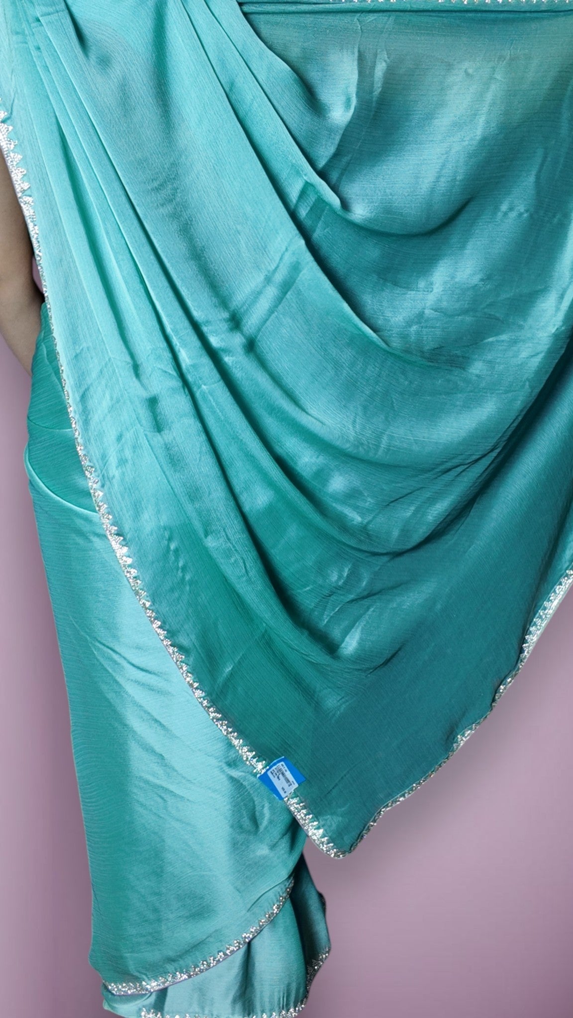 Mint Ethereal Regal Luxe Saree