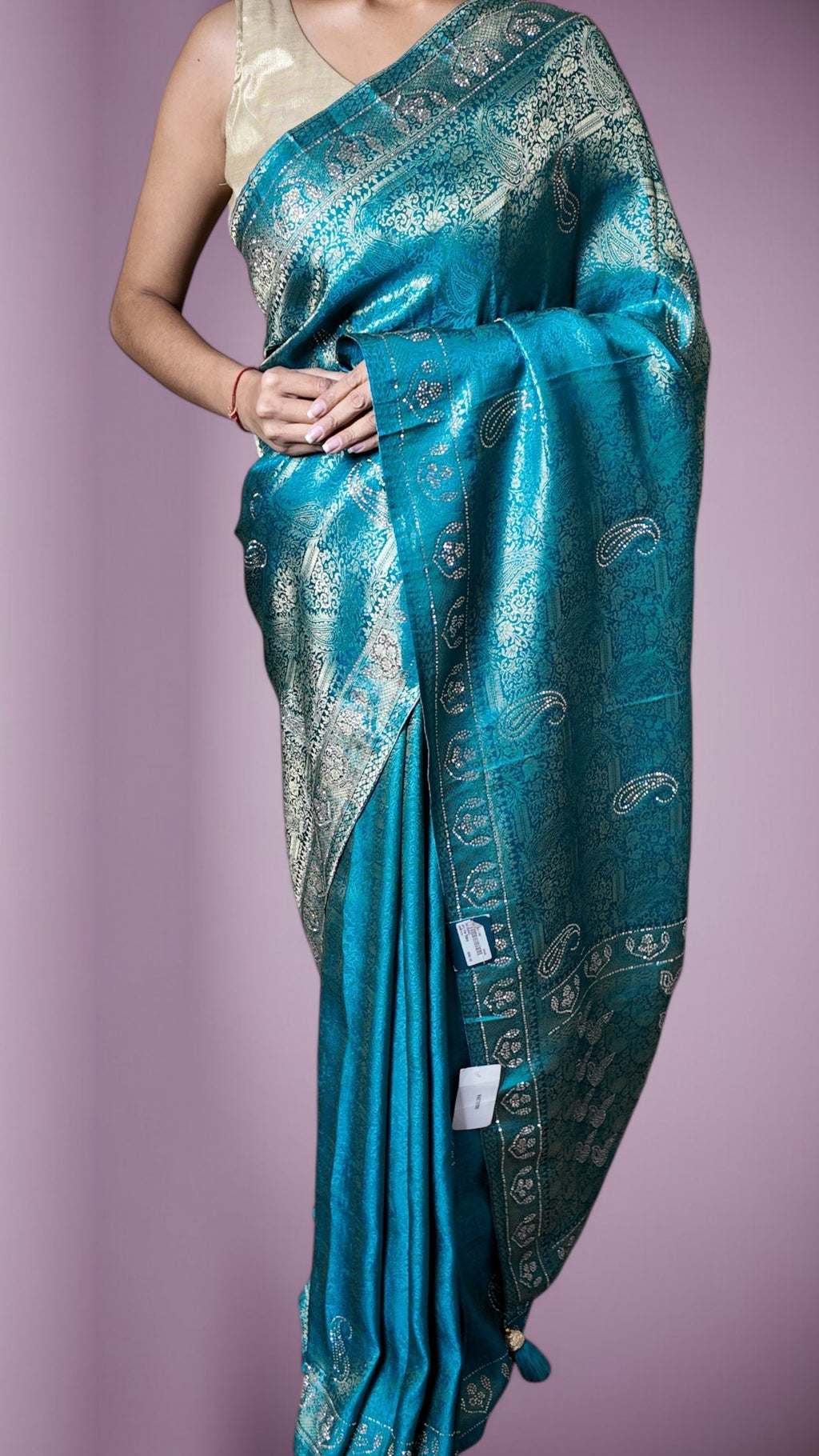 Azure Regal Opulent Heritage Saree
