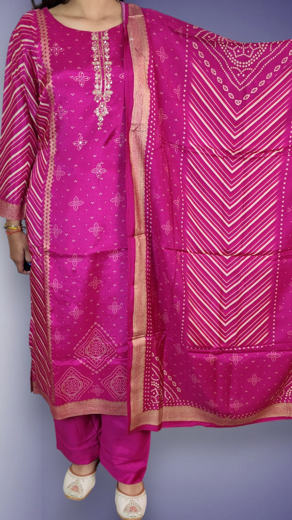 Fuchsia Regal Opulent Charm Suit