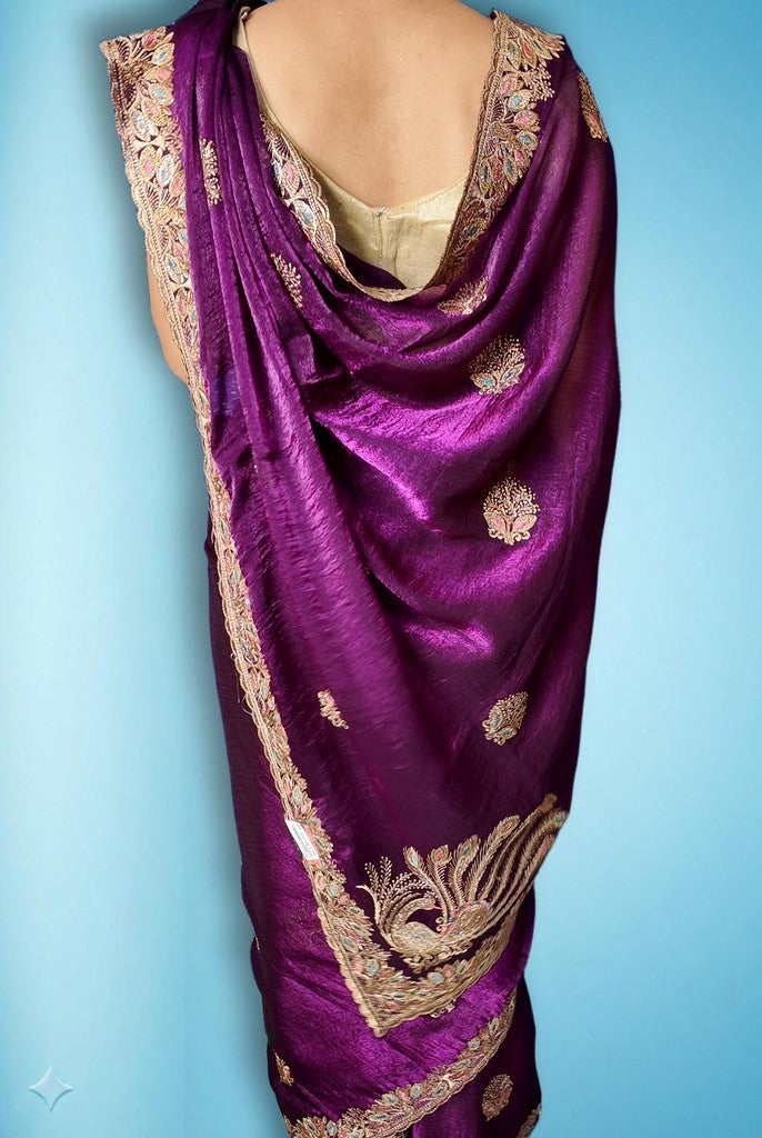Amethyst Regal Opulent Elegance Saree