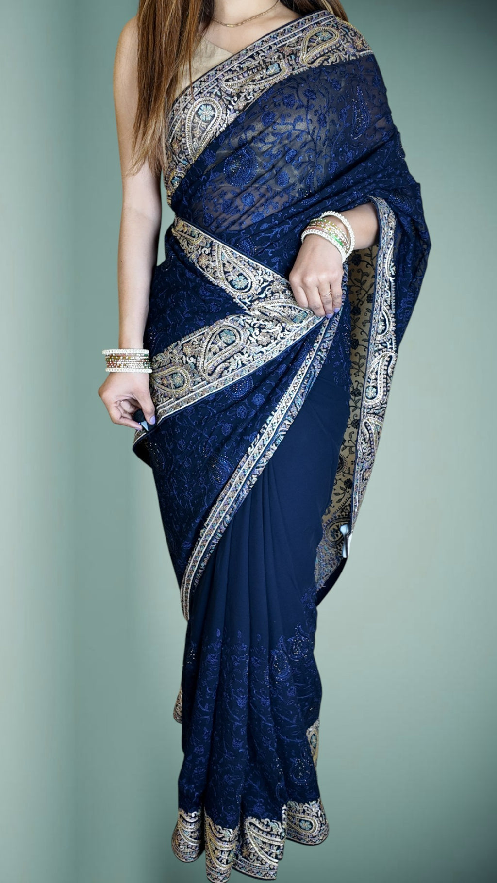 Emerald Regal Heritage Luxe Saree