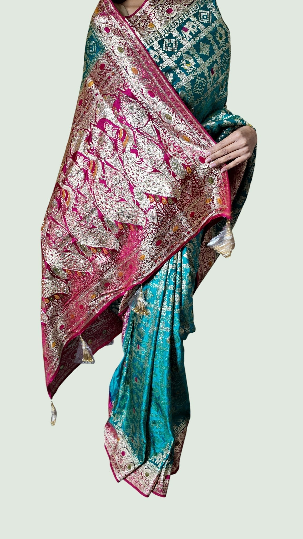 Jade Regal Heritage Luxe Saree