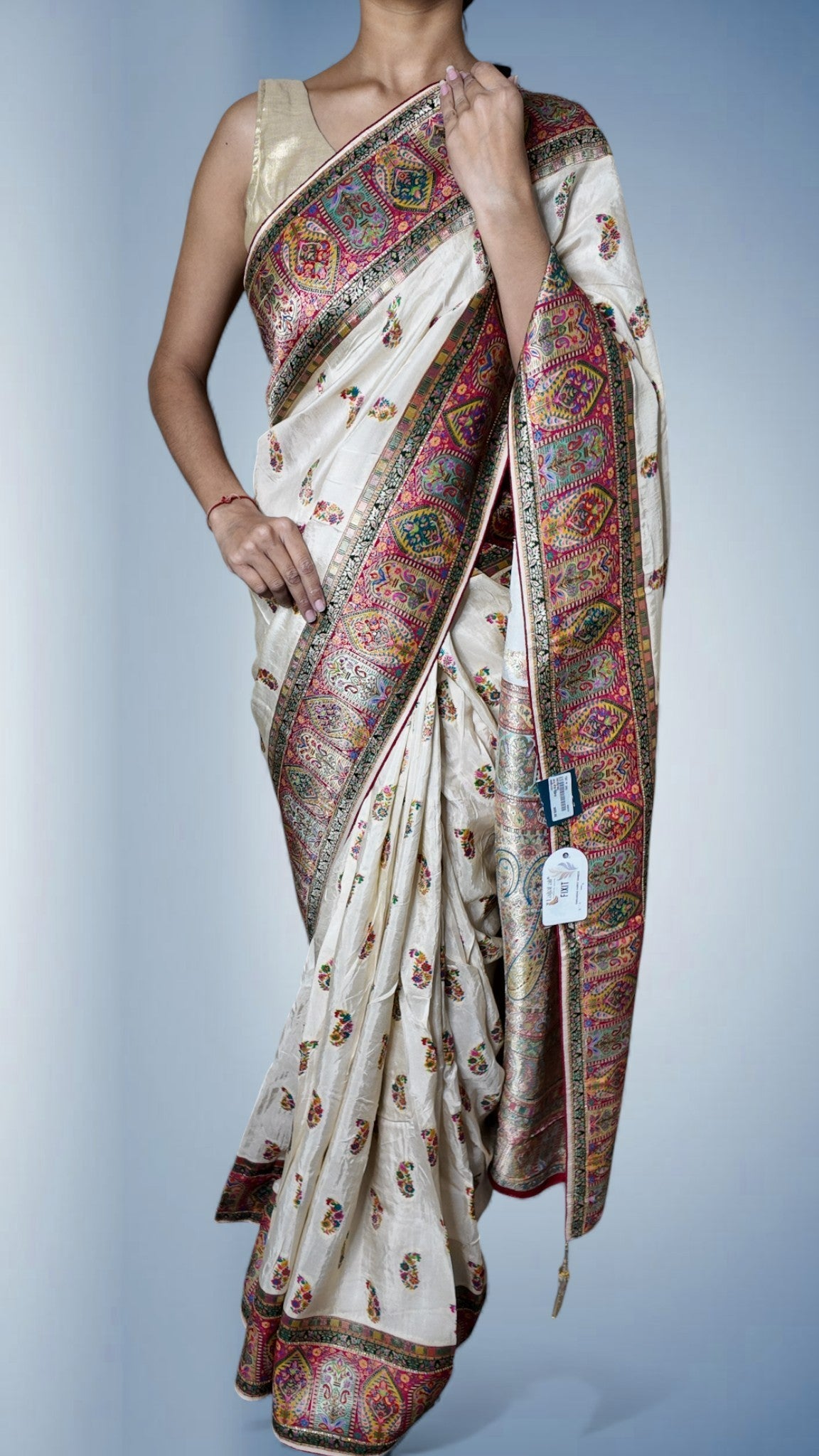 Ivory Regal Heritage Luxe Saree