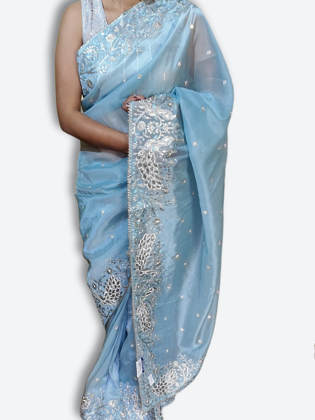 Blush Radiant Couture Elegance Saree