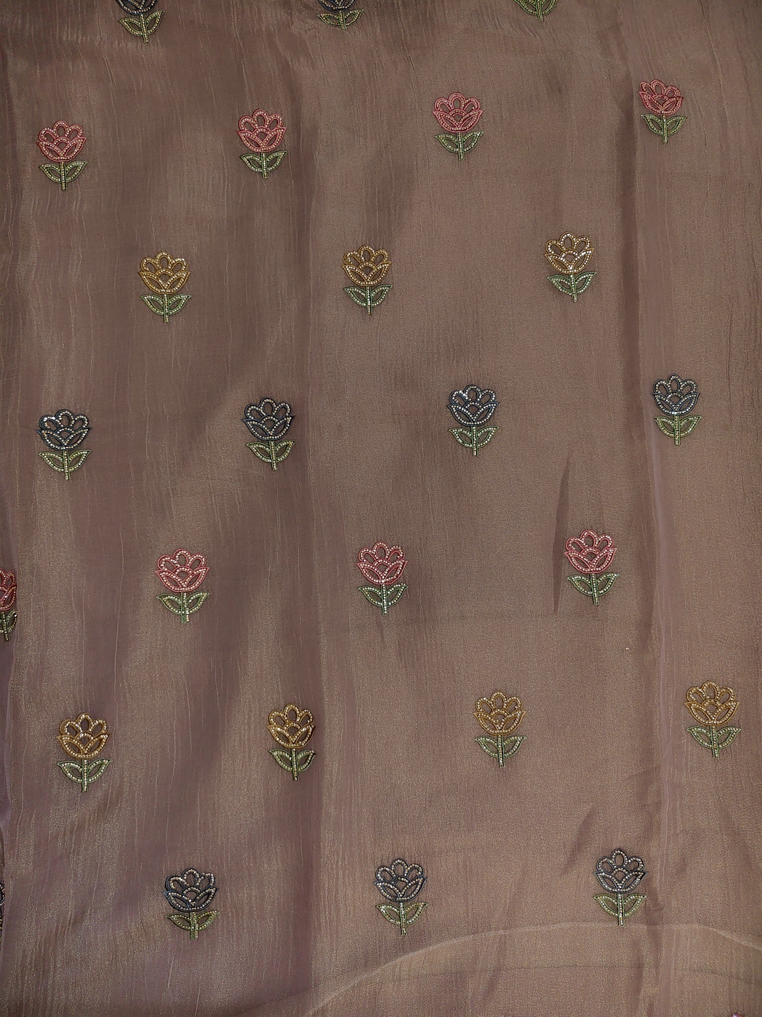 Mauve Ethereal Bloom Elegance Dupatta