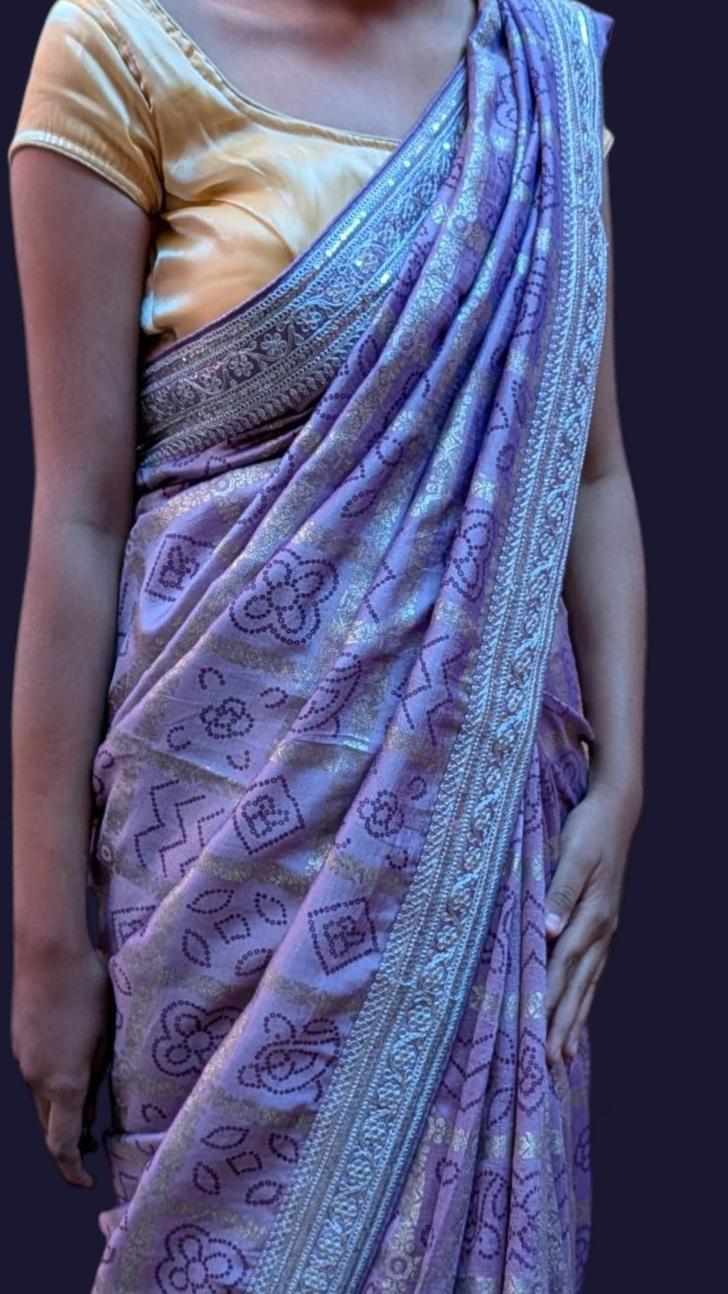 Orchid Regal Opulent Essence Saree