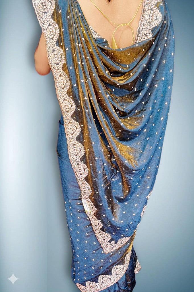 Sapphire Regal Opulent Elegance Saree