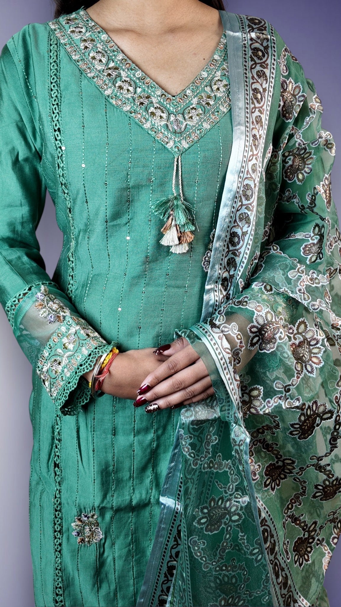 Jade Timeless Opulent Grace Suit