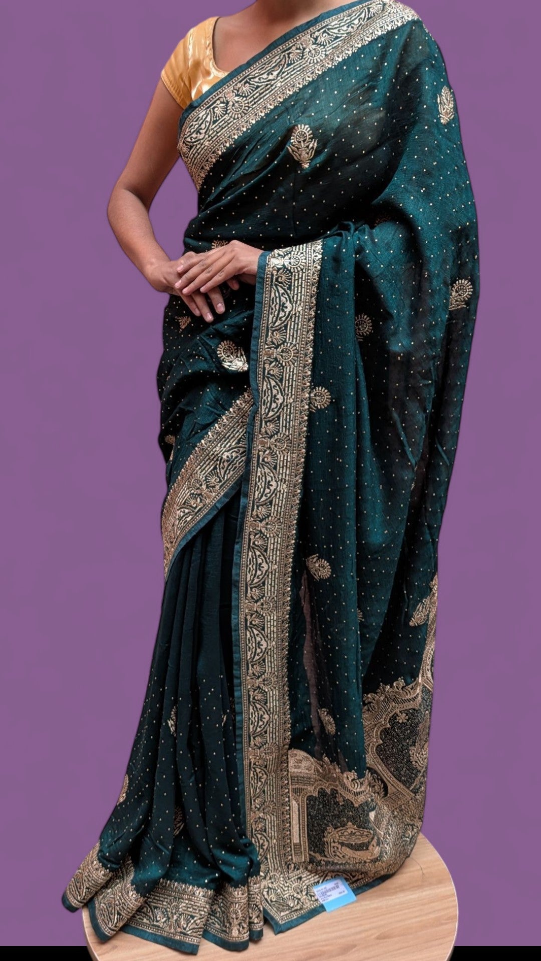 Emerald Regal Luxe Essence Saree