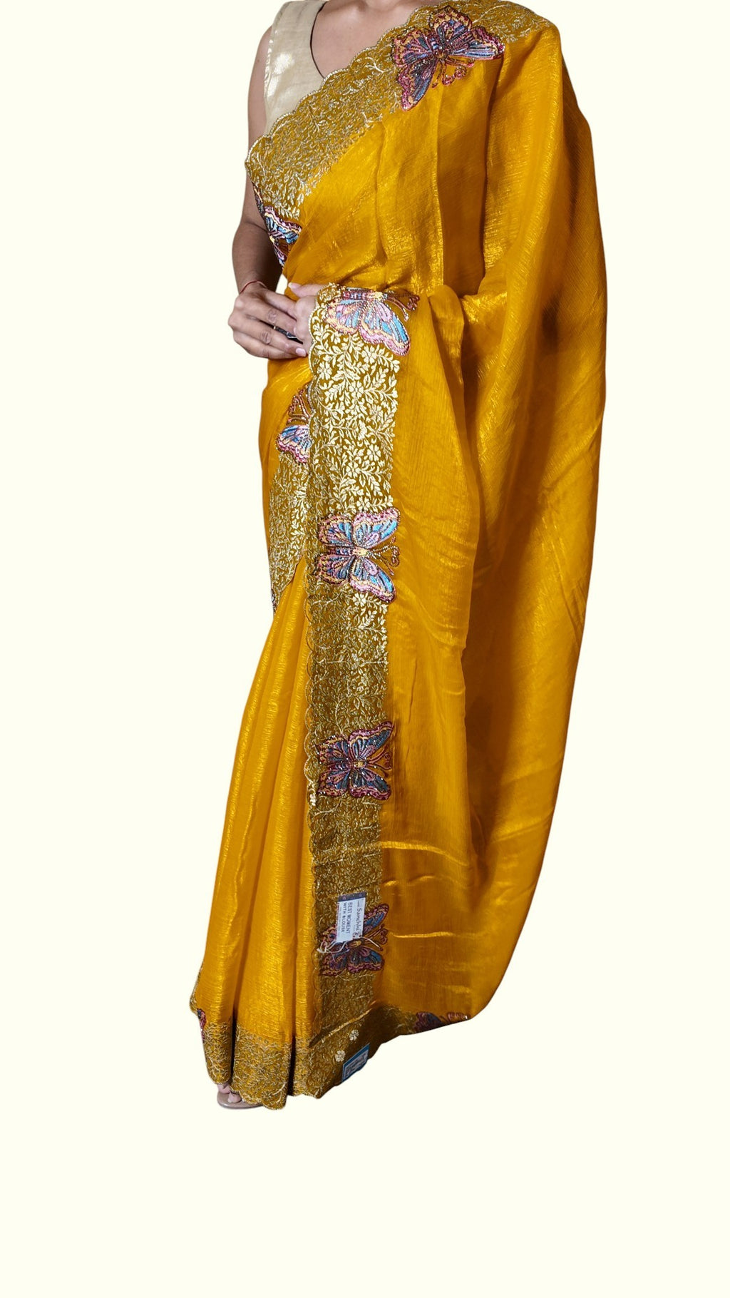 Saffron Regal Opulent Heritage Saree